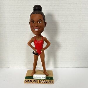 Olympic Swimming Medalists Simone Manuel Bobble Head